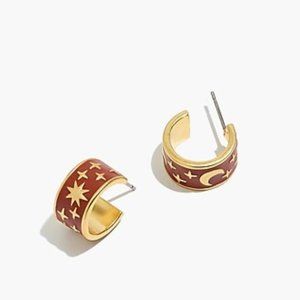 Madewell Nightsky Huggie Hoop Earrings